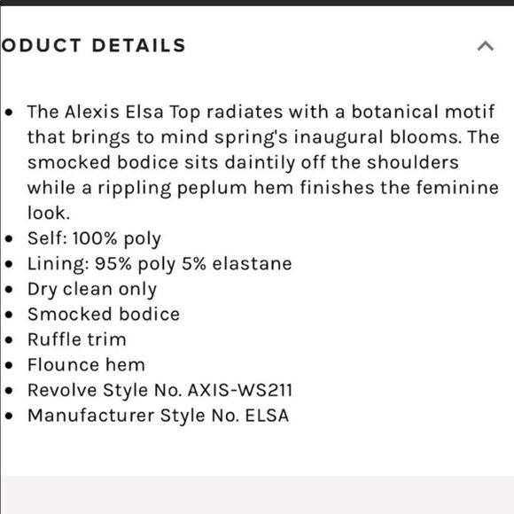 Alexis Elsa top in botanical cream - Picture 9 of 10